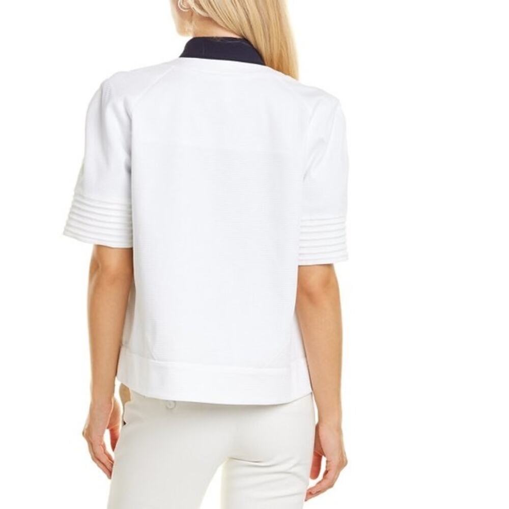 Piazza Sempione white cropped jacket size IT 38